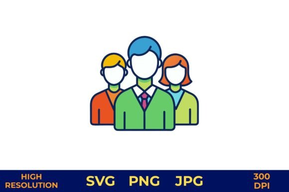 Diverse Team Vector Illustration Graphics Freebies