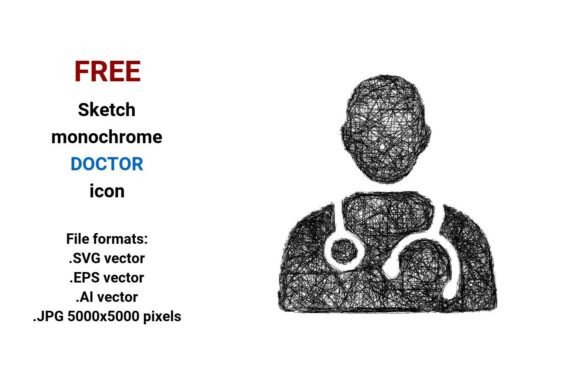 FREE Sketch Doctor Icon Graphics