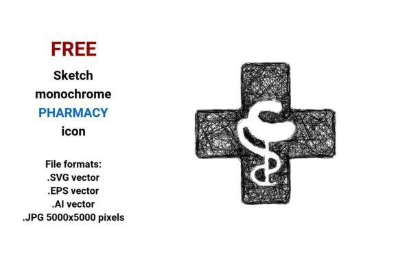 FREE Sketch Pharmacy Icon: Graphics for Freebies