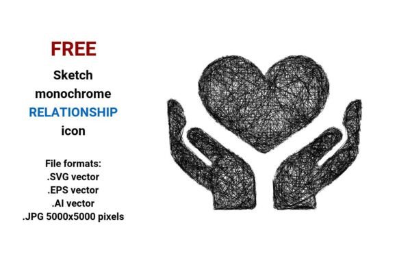 FREE Sketch Relationship Icon Graphics for Freebies