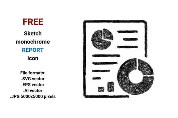 FREE Sketch Report Icon Graphics
