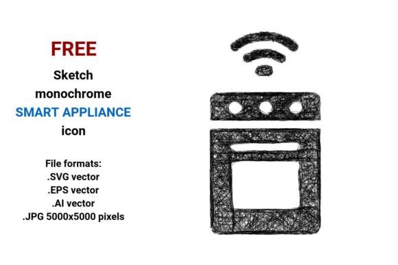 FREE Sketch Smart Appliance Icon: Graphics for Real Projects
