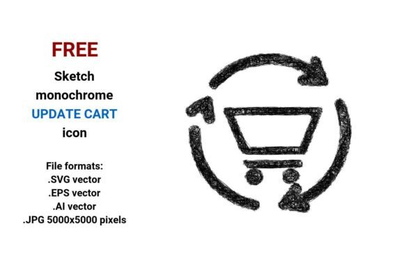 FREE Sketch Update Cart Icon