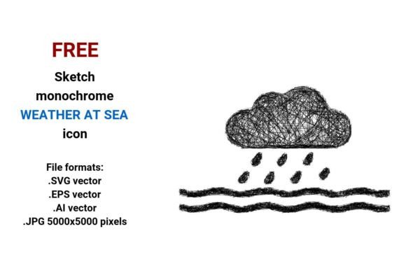 FREE Sketch Weather at Sea Icon: Graphics for Real Projects