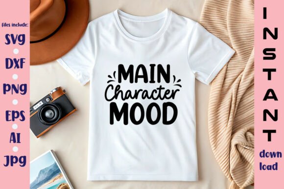 Main Character Mood SVG Design