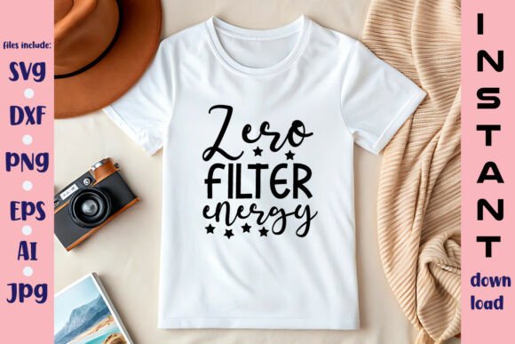 Zero Filter Energy SVG Design